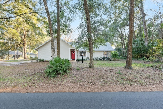 view of ranch-style home