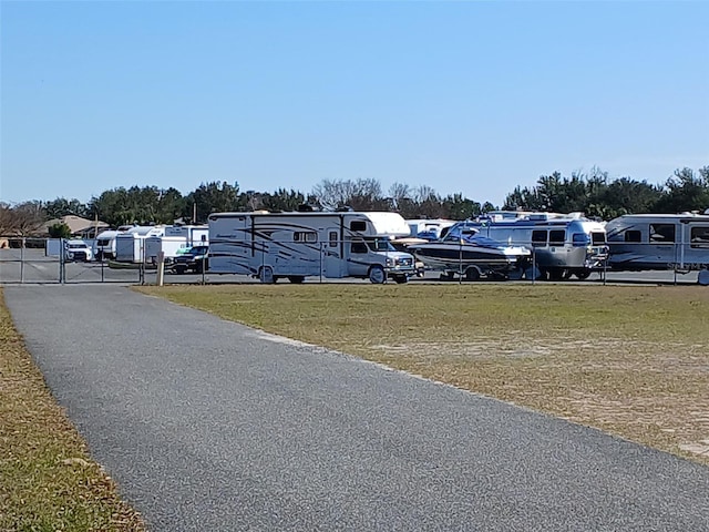 view of car parking