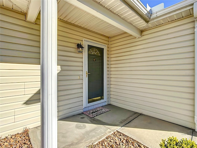 view of property entrance