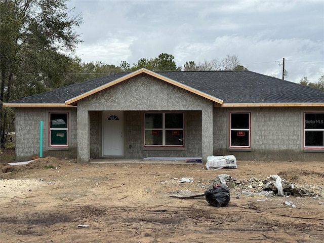 view of property under construction