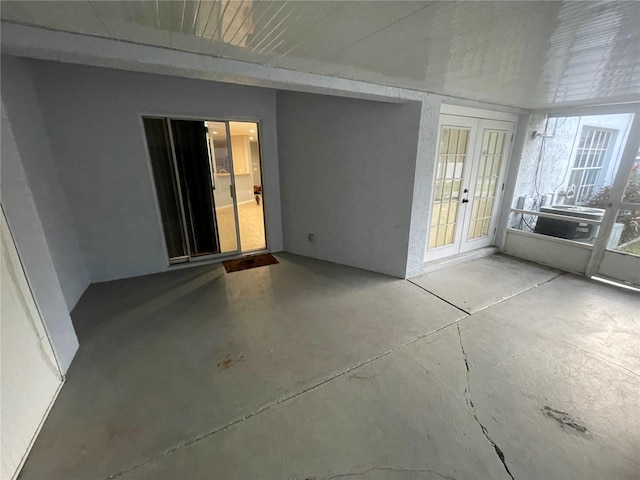 view of patio / terrace featuring french doors