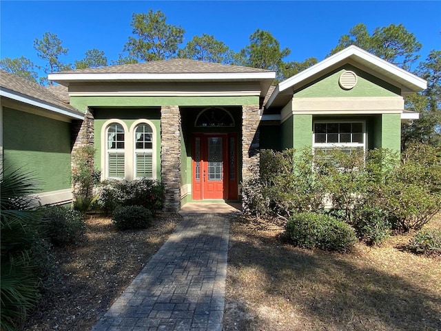 view of front of home