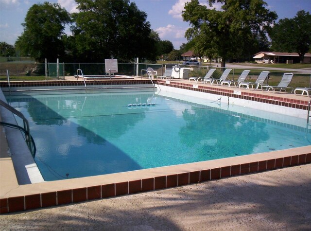 view of pool