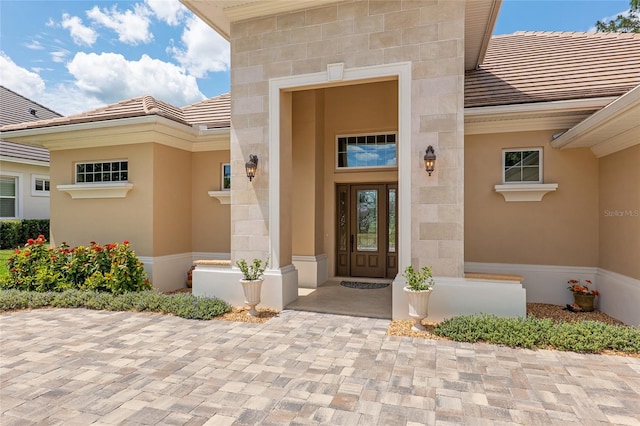 view of entrance to property