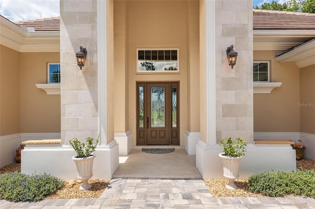 view of entrance to property