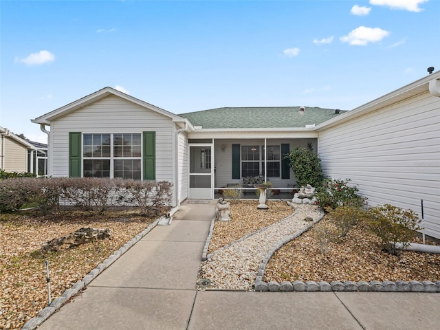 view of ranch-style house