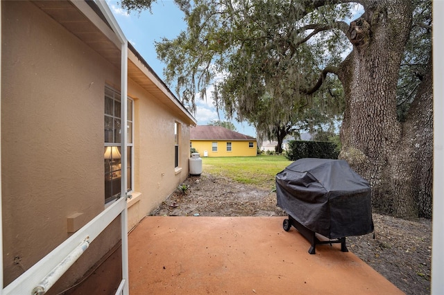 view of patio / terrace featuring area for grilling