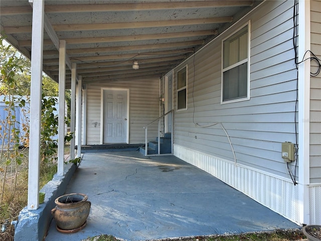 view of patio