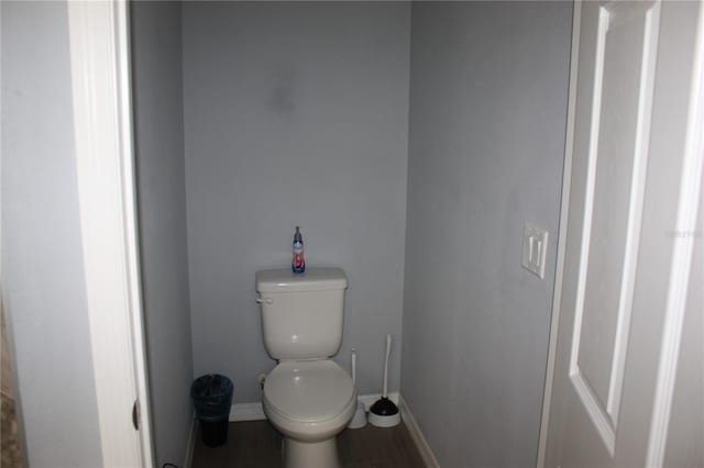 bathroom featuring toilet