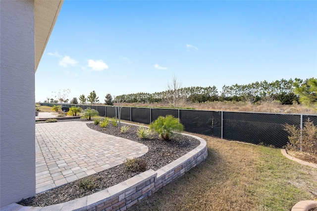 view of yard featuring a patio