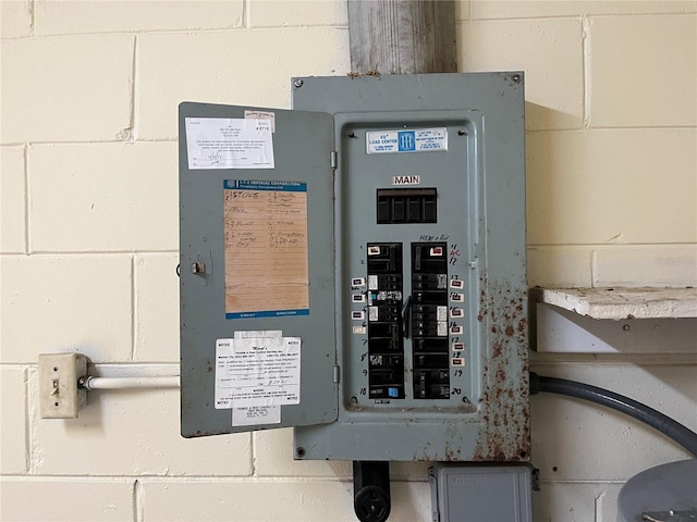 utilities with electric panel