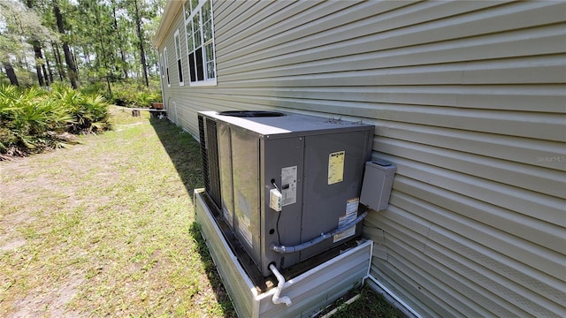 exterior details with cooling unit