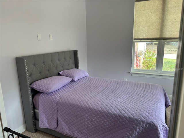 bedroom featuring carpet floors