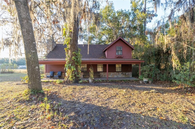 view of front of property