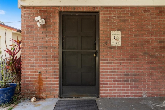 view of entrance to property