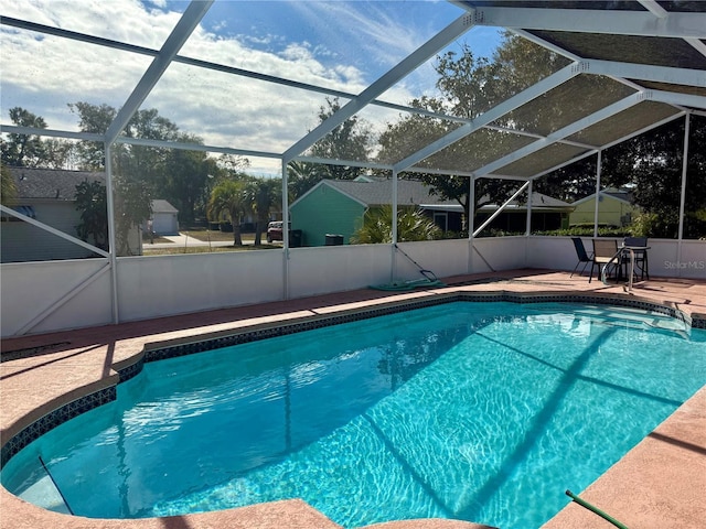 outdoor pool featuring a patio area