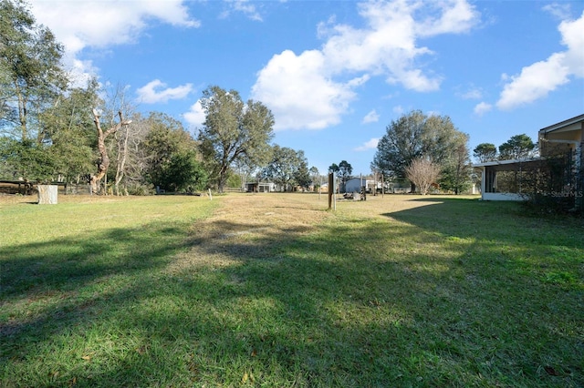 view of yard