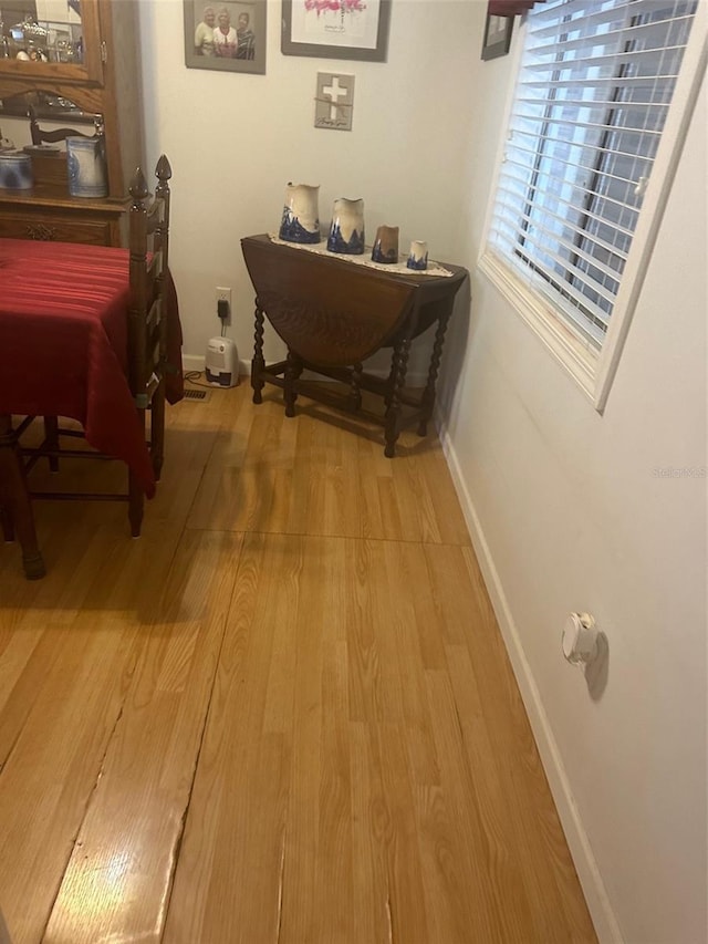 480 NE 64th Ave, Ocala, FL 34470 - hallway with light wood finished floors and baseboards