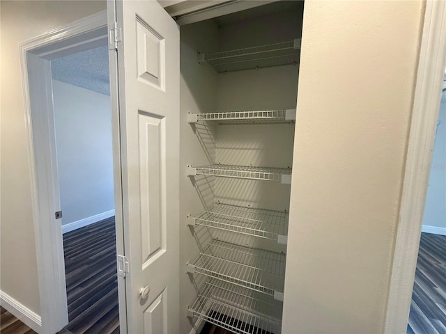 view of pantry