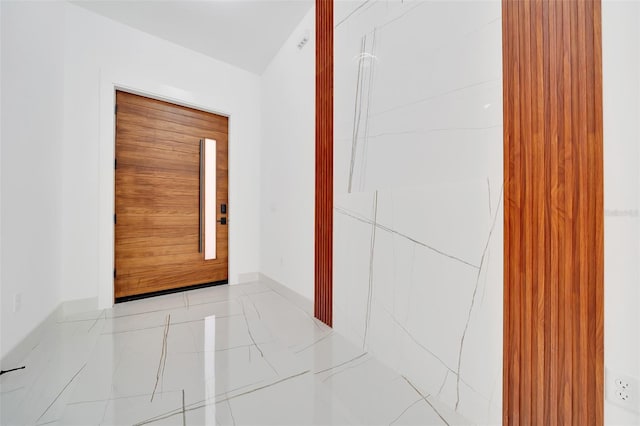 6877 SW 131st Cir, Ocala, FL 34481 - hall featuring baseboards and elevator
