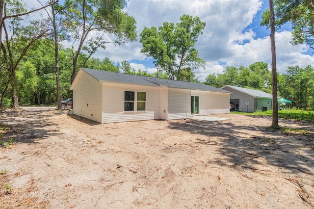 view of rear view of property