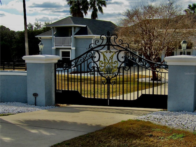 view of gate