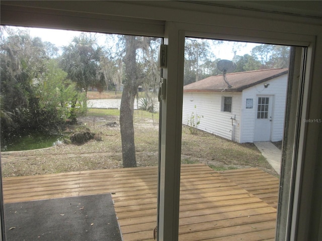 view of doorway