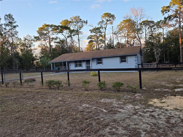 view of front of house