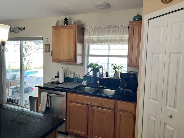 kitchen with dishwasher and sink