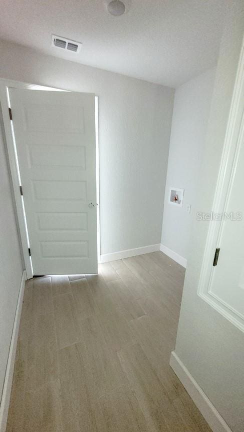 interior space featuring hardwood / wood-style floors