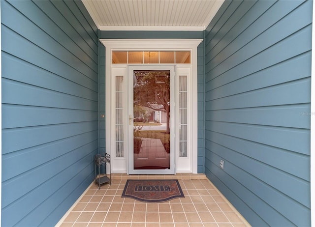 view of entrance to property