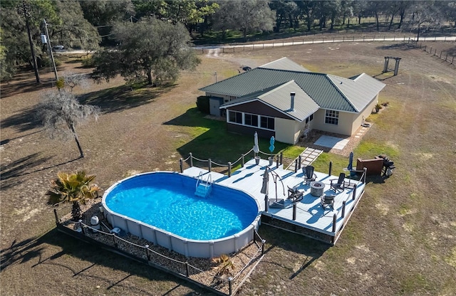 view of pool