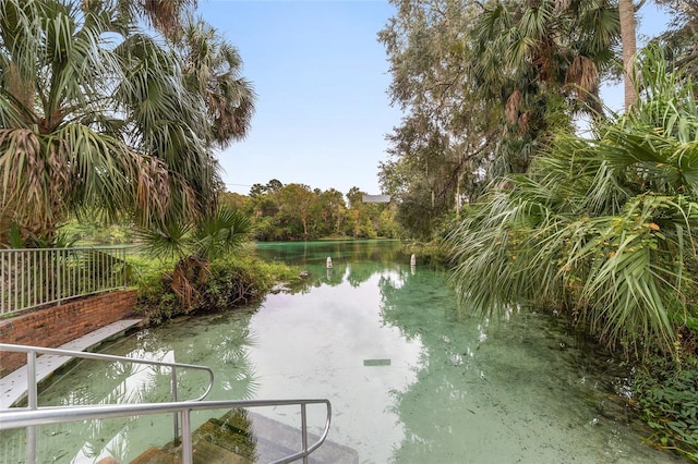 view of water feature