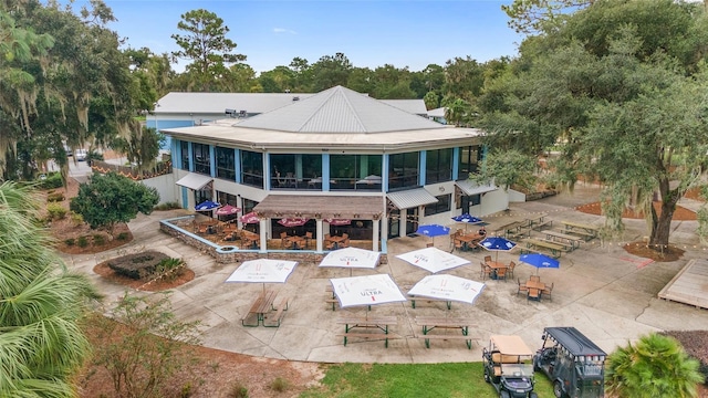 view of rear view of property