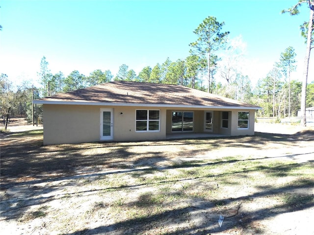 view of rear view of property