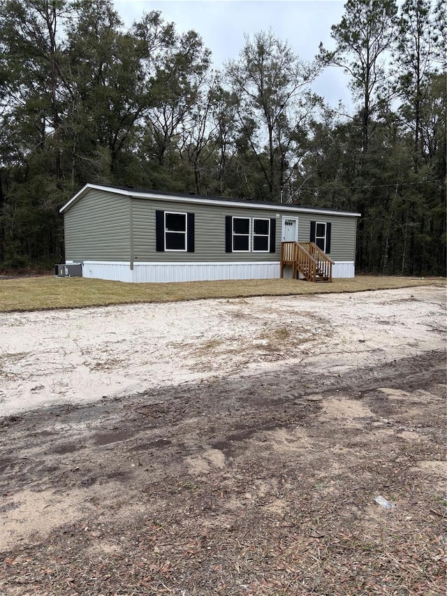 view of manufactured / mobile home