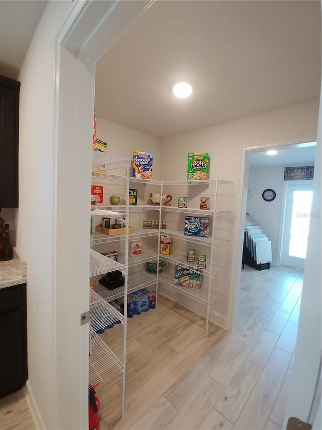 view of pantry