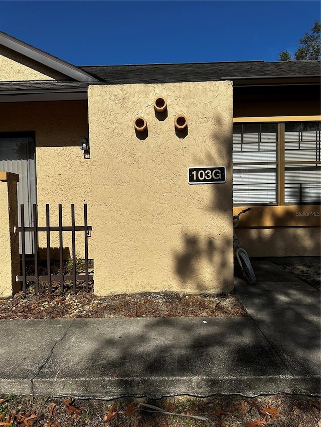 view of side of home