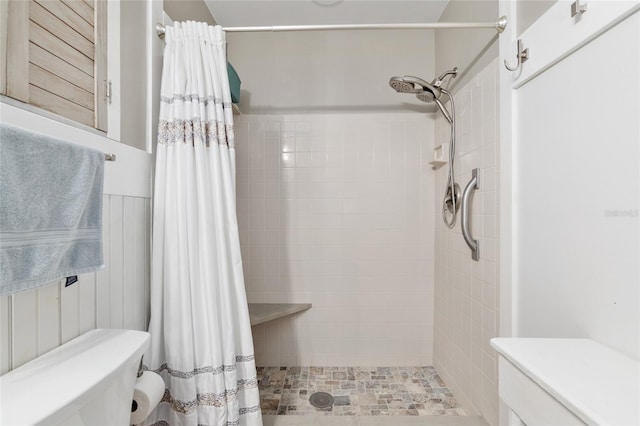 8723 SW 93rd Ln Unit C, Ocala, FL 34481 - full bathroom featuring a shower stall and toilet