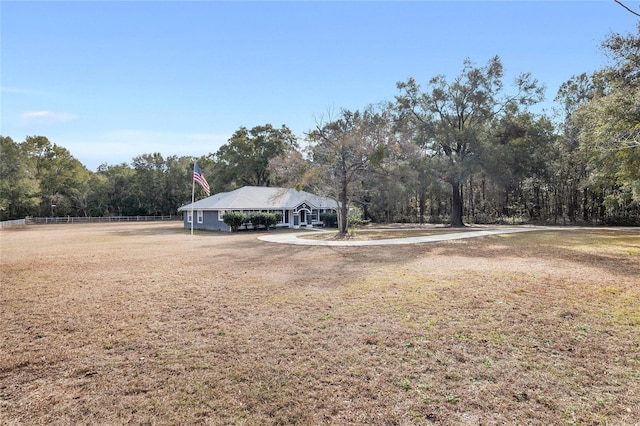 view of yard