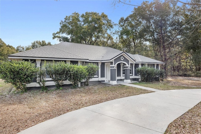 view of ranch-style house