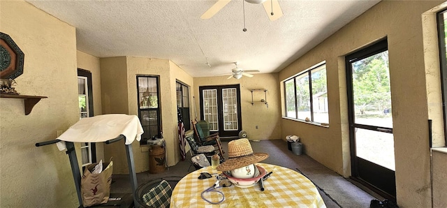 7651 SE 36th Ave, Ocala, FL 34480 - sunroom / solarium with a textured ceiling and a textured wall