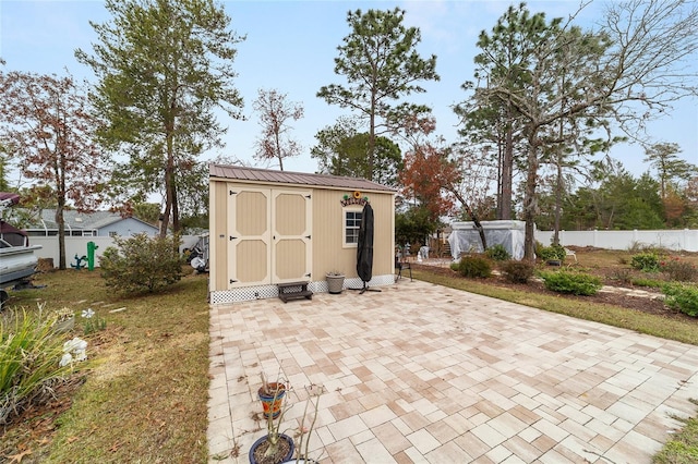 view of outbuilding