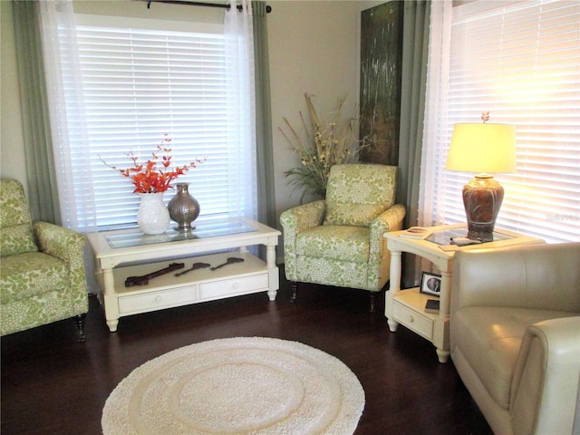 view of sitting room