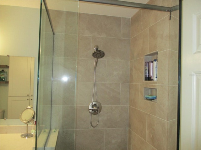 full bath with a stall shower