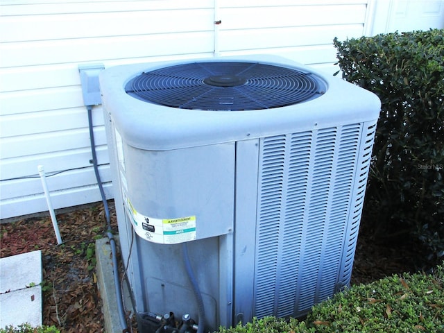 exterior details featuring cooling unit