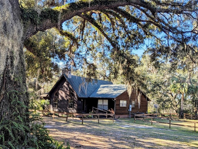 view of front of home