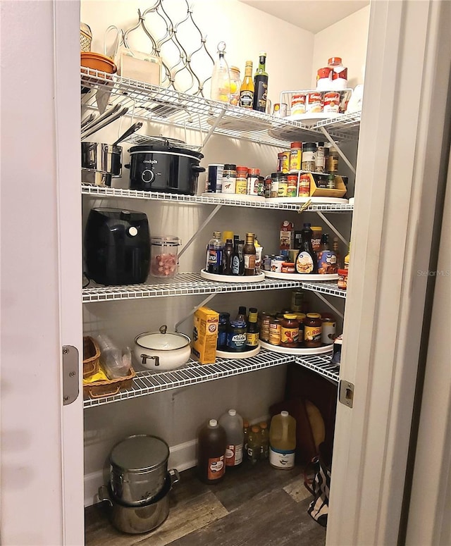 view of pantry