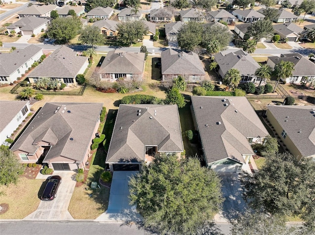 drone / aerial view featuring a residential view