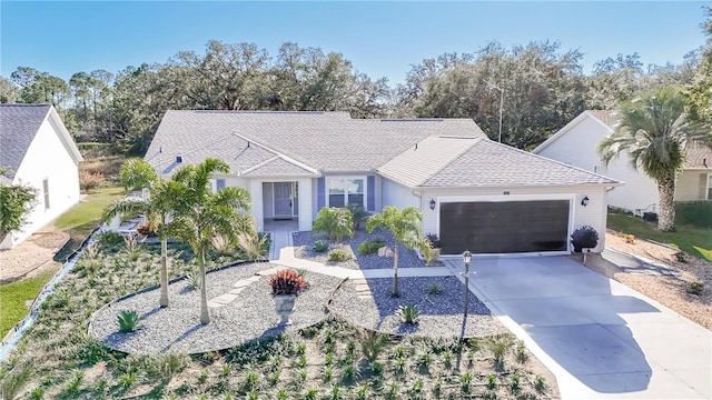 ranch-style house with a garage